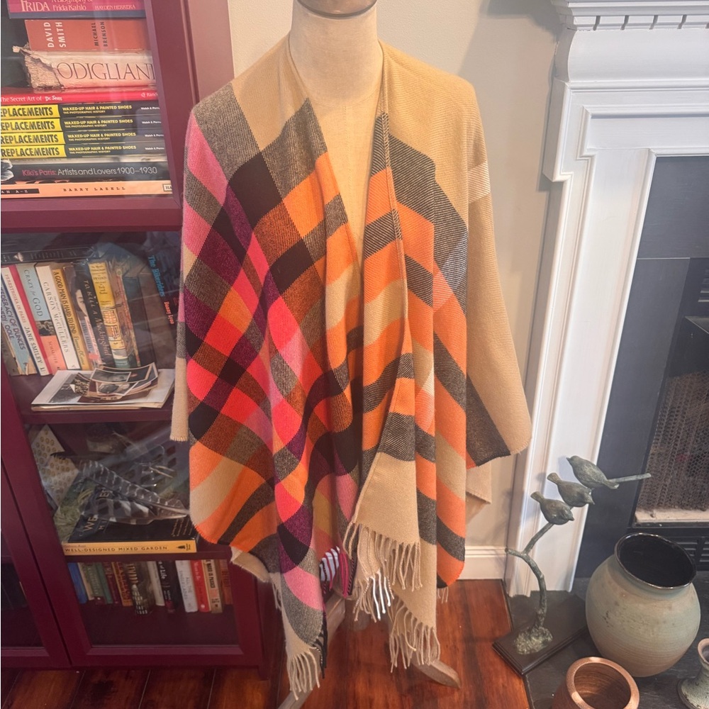 Fraas Multicolor Plaid Scarf